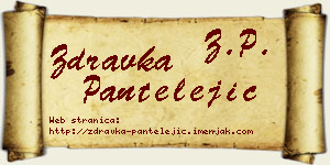 Zdravka Pantelejić vizit kartica